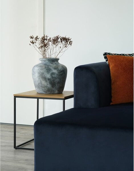 Tavolino con piano in rovere decorato, 45 x 45 cm Vita - House Nordic