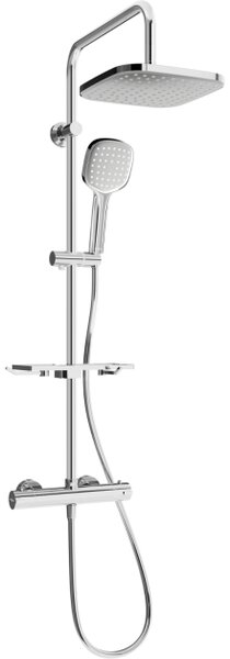 Mexen KT33 set doccia esterna con soffione e miscelatore termostatico, cromo - 771503393-00
