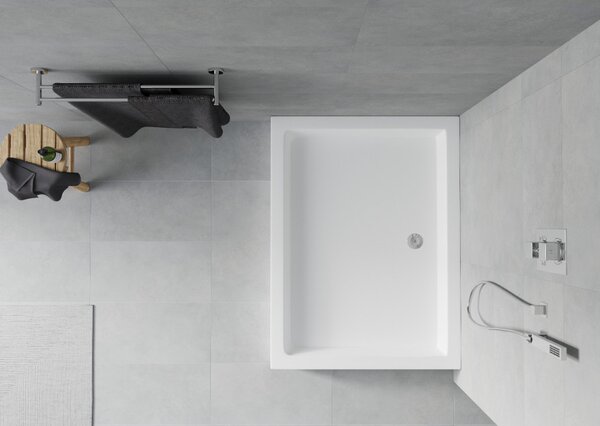 Mexen Rio piatto doccia rettangolare 100 x 80 cm, bianco - 45108010