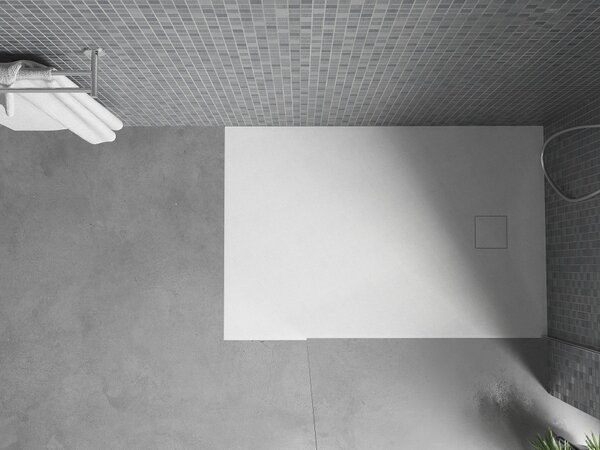 Mexen Bert piatto doccia rettangolare SMC 100 x 70 cm, bianco - 4K107010