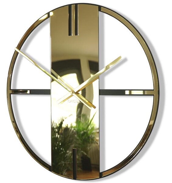 Orologio da parete a specchio 50 cm UNIQUE -gold