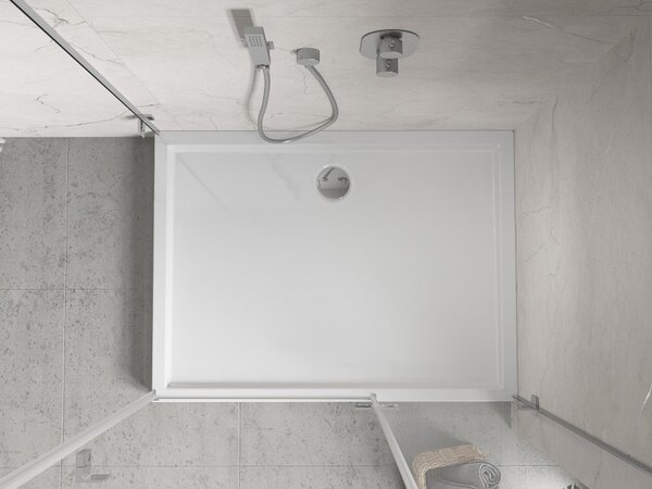 Mexen Flow+ piatto doccia rettangolare 90 x 70 cm, bianco lucido - 46R107090H