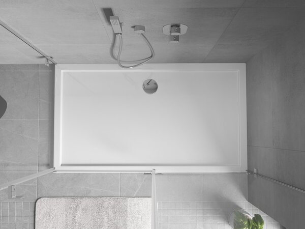 Mexen Flow piatto doccia rettangolare slim 160 x 100 cm, bianco lucido - 46R101016