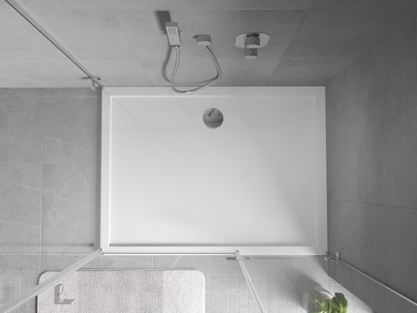 Mexen Flow piatto doccia rettangolare slim 95 x 70 cm, bianco lucido - 46R107095