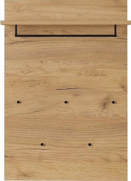 Pannello appendiabiti in rovere decorato in colore naturale Fremont - Germania