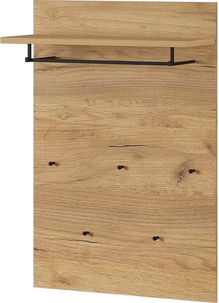 Pannello appendiabiti in rovere decorato in colore naturale Fremont - Germania