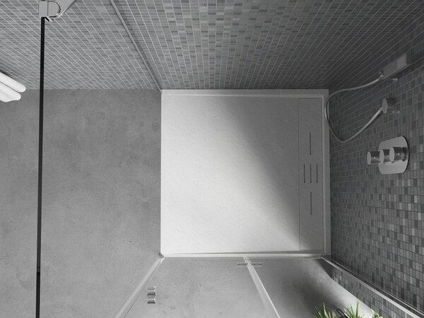 Mexen Amon piatto doccia quadrato SMC 90 x 90 cm, bianco - 4F109090