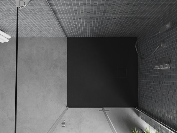 Mexen Bert piatto doccia quadrato SMC 90 x 90 cm, nero - 4K709090
