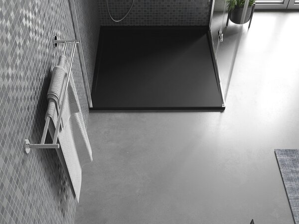 Mexen Amon piatto doccia quadrato SMC 100 x 100 cm, nero - 4F701010
