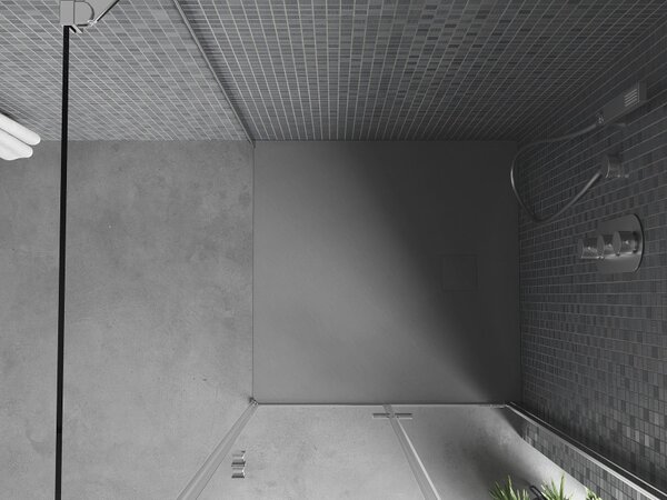 Mexen Bert piatto doccia quadrato SMC 80 x 80 cm, grigio - 4K618080