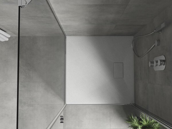 Mexen Hugo piatto doccia quadrato SMC 70 x 70 cm, bianco - 42107070