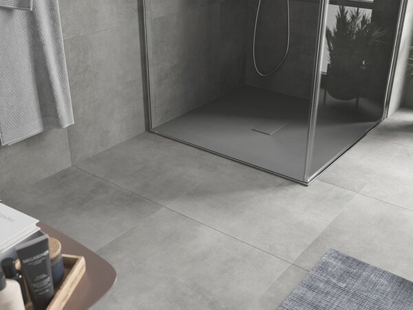 Mexen Hugo piatto doccia quadrato SMC 100 x 100 cm, grigio - 42611010