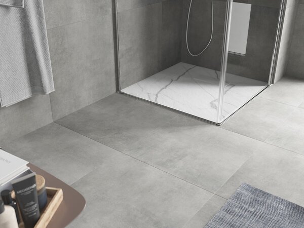 Mexen Hugo piatto doccia quadrato SMC 90 x 90 cm, pietra bianca - 42159090