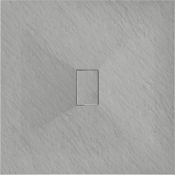 Mexen Hugo piatto doccia quadrato SMC 100 x 100 cm, grigio - 42611010