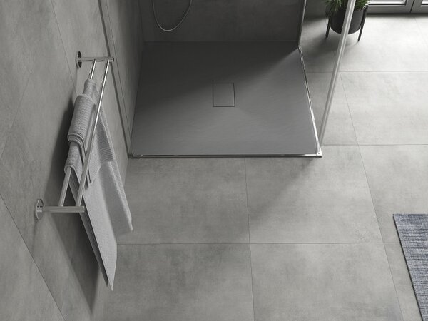 Mexen Hugo piatto doccia quadrato SMC 100 x 100 cm, grigio - 42611010