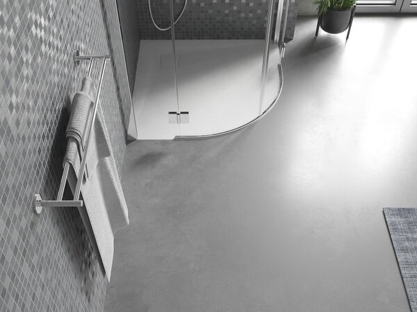 Mexen Bert piatto doccia semicircolare SMC 80 x 80 cm, bianco - 4KR108080