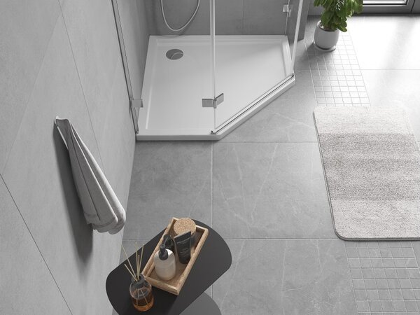 Mexen Flow piatto doccia pentagonale slim 90 x 90 cm, bianco lucido - 46P109090