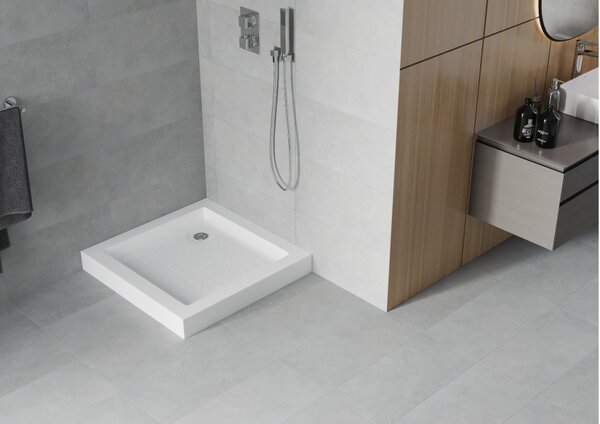 Mexen Rio piatto doccia quadrato 80 x 80 cm, bianco - 45108080