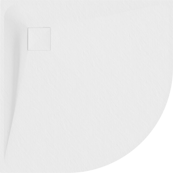 Mexen Bert piatto doccia semicircolare SMC 80 x 80 cm, bianco - 4KR108080