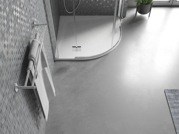 Mexen Bert piatto doccia semicircolare SMC 80 x 80 cm, bianco - 4KR108080