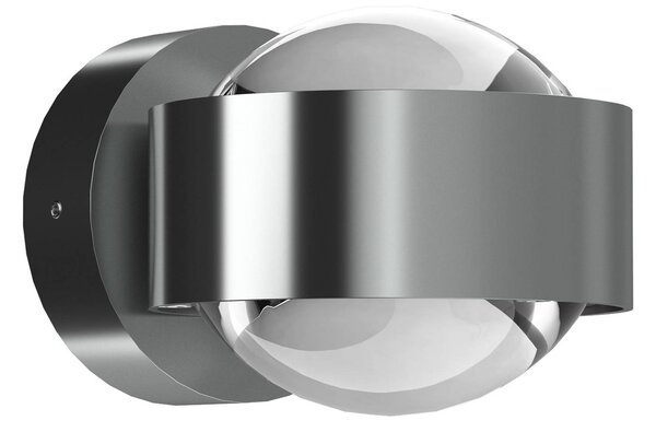 Top Light Puk Mini Wall, G9, lenti trasparenti, cromo opaco