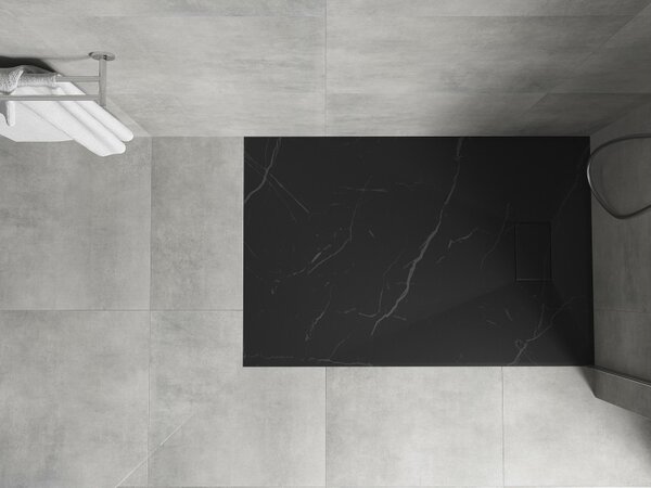 Mexen Hugo piatto doccia rettangolare SMC 120 x 90 cm, pietra nera - 42759012