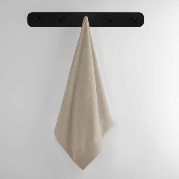 Set di asciugamani per viso e corpo tipo terry beige in cotone 4 pz Amari – Restilo