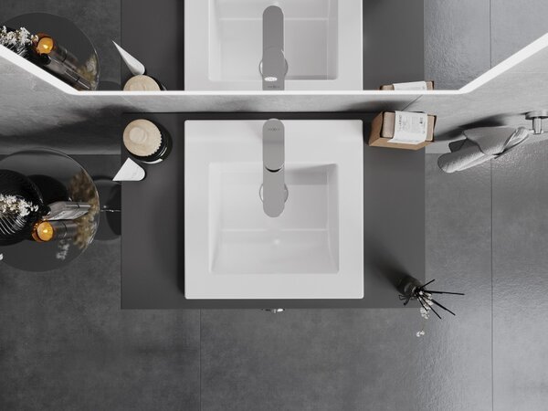 Mexen Atena lavabo da incasso 41 x 41 cm, bianco - 25014100