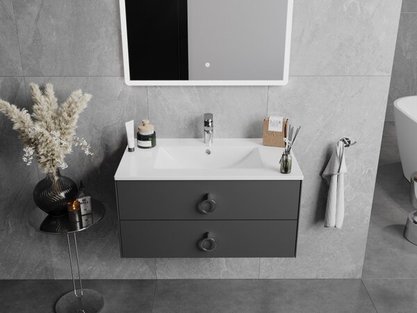 Mexen Atena lavandino incassato nel piano 80 x 46 cm, bianco - 25018000