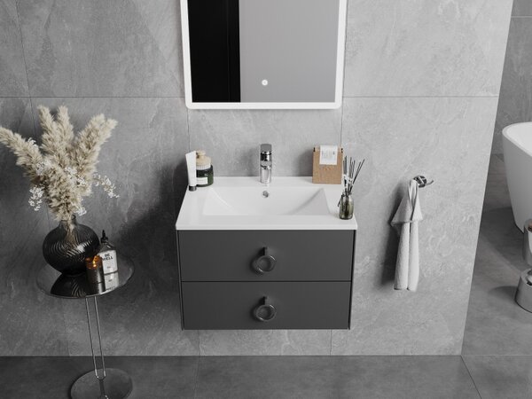 Mexen Atena lavabo incassato nel piano 61 x 46 cm, bianco - 25016000