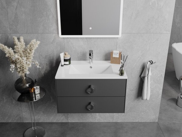 Mexen Atena lavandino incassato nel piano 71 x 46 cm, bianco - 25017000