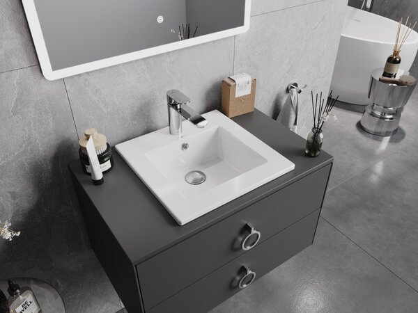 Mexen Atena lavabo da incasso 41 x 41 cm, bianco - 25014100