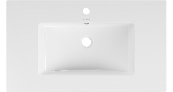 Mexen Atena lavandino incassato nel piano 80 x 46 cm, bianco - 25018000