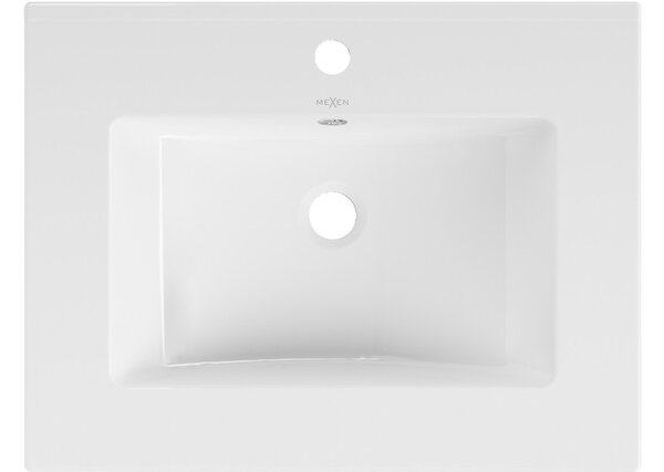 Mexen Atena lavabo incassato nel piano 61 x 46 cm, bianco - 25016000