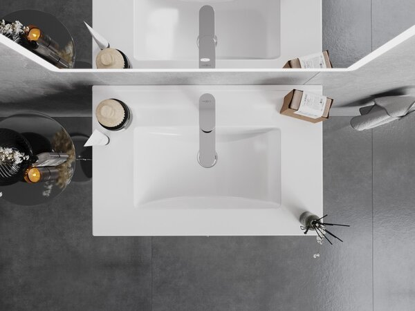 Mexen Atena lavandino incassato nel piano 71 x 46 cm, bianco - 25017000