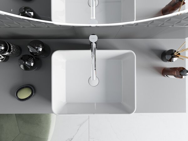 Mexen Catia lavabo da appoggio 48 x 37 cm, bianco - 21314800