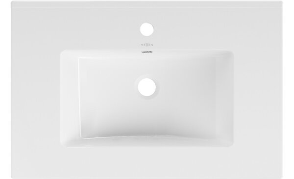 Mexen Atena lavandino incassato nel piano 71 x 46 cm, bianco - 25017000
