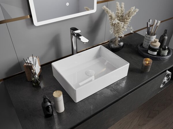 Mexen Goya lavabo da appoggio 45 x 32 cm, bianco - 22184500