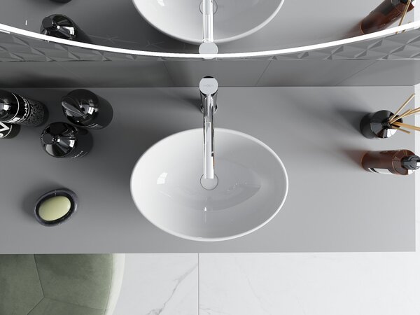 Mexen Elza lavabo da appoggio 40 x 33 cm bianco - 21014000