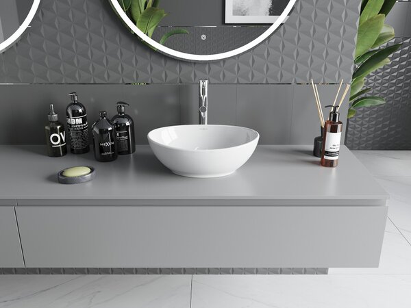 Mexen Elza lavabo da appoggio 40 x 33 cm bianco - 21014000
