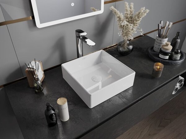 Mexen Goya lavabo da appoggio 35 x 35 cm, bianco - 22183500