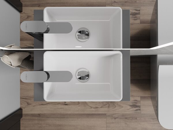 Mexen Nadia lavabo da appoggio 36 x 23 cm, bianco - 21613600