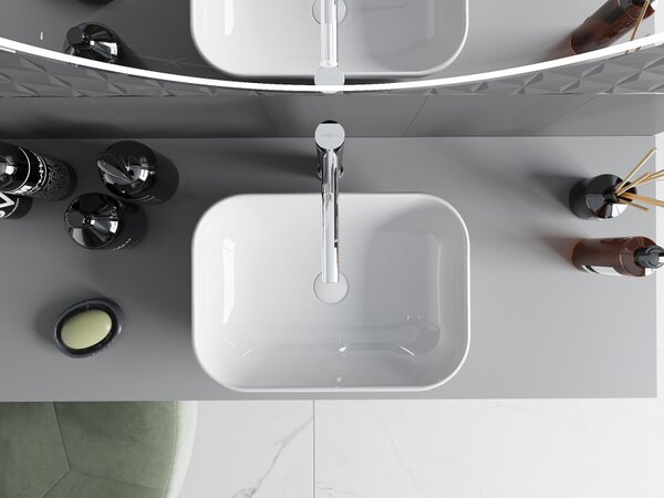 Mexen Rita lavabo da appoggio 45 x 32 cm, bianco - 21084500