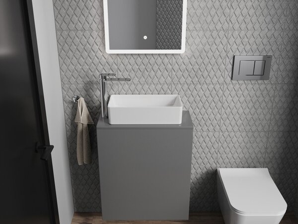 Mexen Nadia lavabo da appoggio 46 x 23 cm, bianco - 21614600