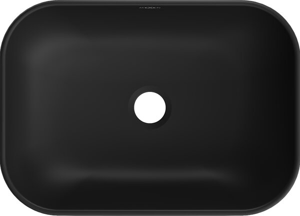Mexen Rita lavabo da appoggio 45 x 32 cm, nero opaco - 21084585