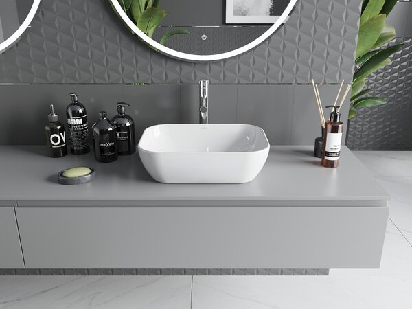 Mexen Rita lavabo da appoggio 45 x 32 cm, bianco - 21084500