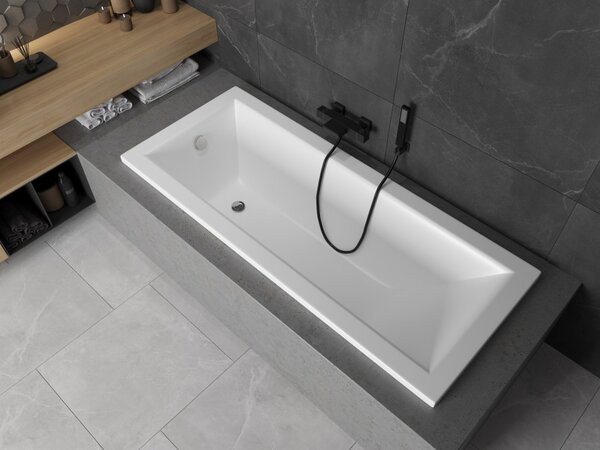 Mexen Cubik vasca da bagno rettangolare 170 x 70 cm, bianca - 55031707000