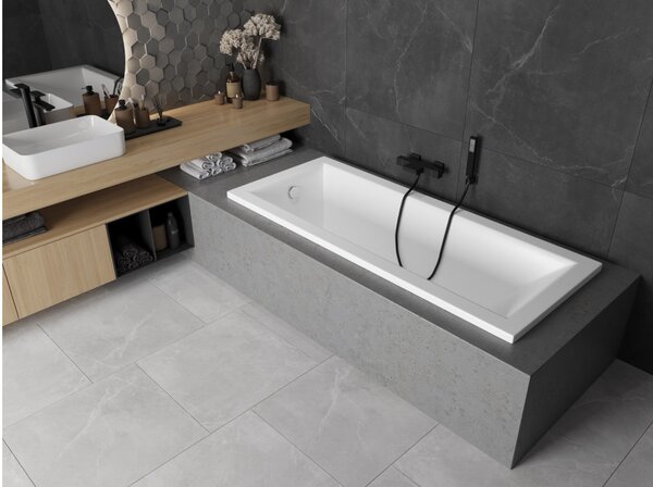 Mexen Cubik vasca da bagno rettangolare 170 x 70 cm, bianca - 55031707000