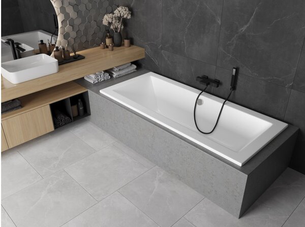 Mexen Cube vasca da bagno rettangolare 160 x 70 cm, bianca - 55051607000