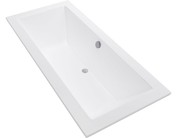Mexen Cube vasca da bagno rettangolare 160 x 70 cm, bianca - 55051607000